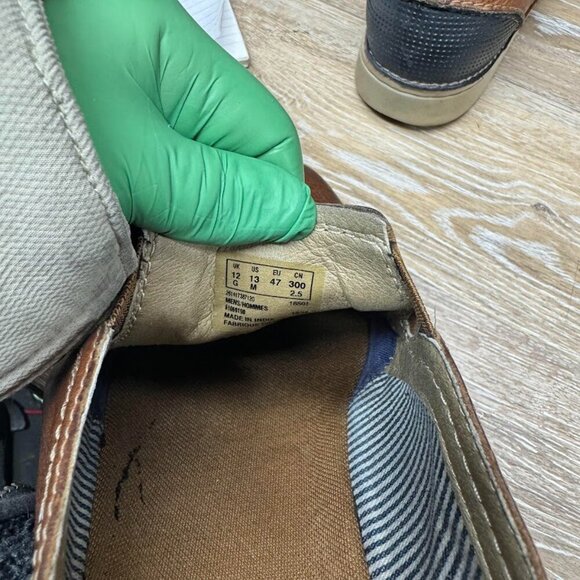 Clarks Kitna Easy Slip On  Brown Leather Loafers Men's Size 13 - Picture 5 of 8